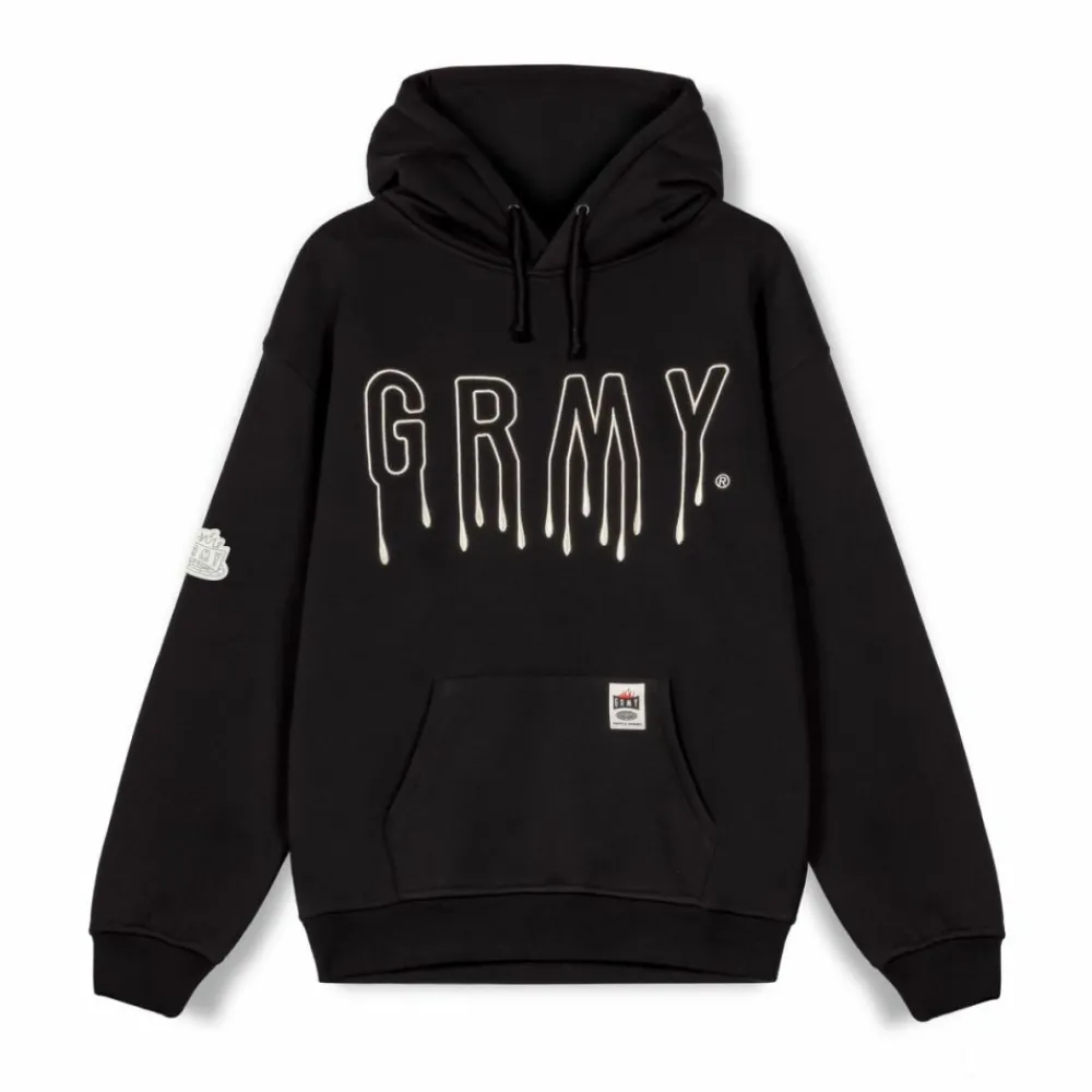 Grimey Sudadera Capucha Back At You Vintage - Black | Fw23 Cheap