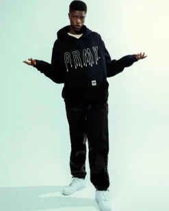 Grimey Sudadera Capucha Back At You Vintage - Black | Fw23 Cheap