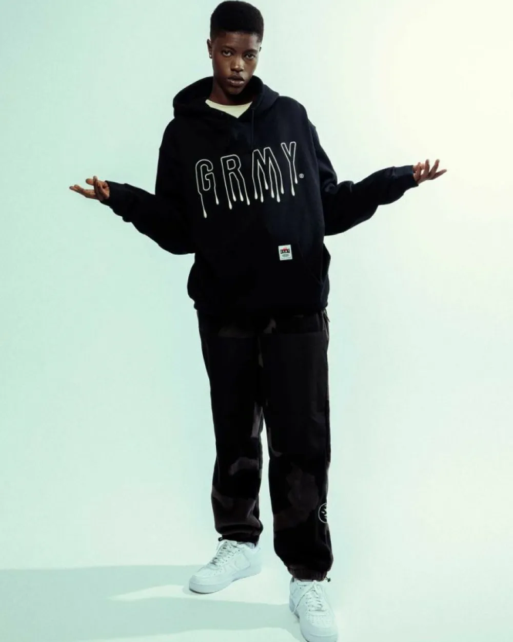 Grimey Sudadera Capucha Back At You Vintage - Black | Fw23 Cheap