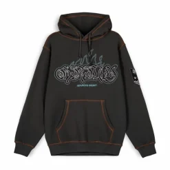 Grimey Sudadera Capucha Fire Route - Black | Spring 23 Outlet