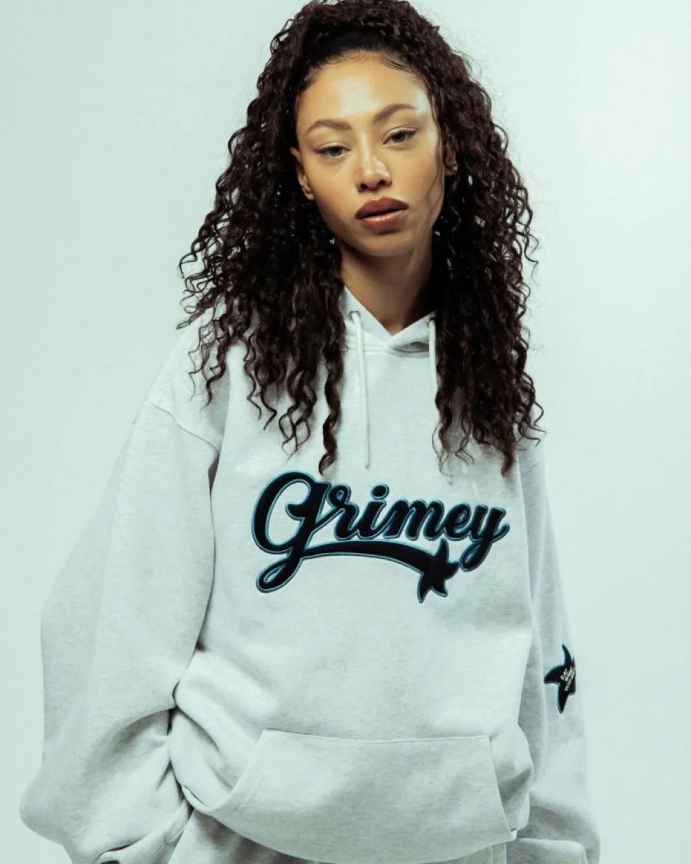 Grimey Sudadera Capucha Madrid Heavyweight - Sport Grey | Fw23 Hot