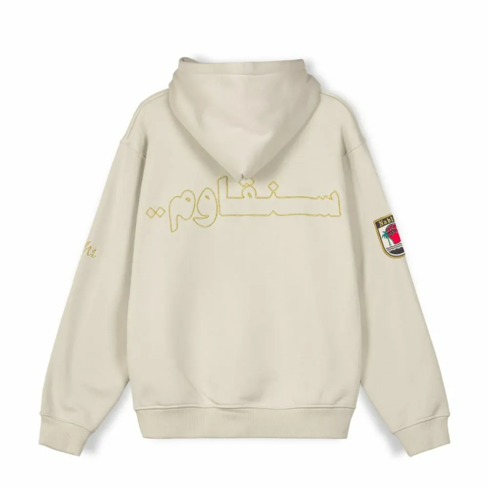 Grimey Sudadera Capucha Nablus Stones Vintage - White | Fw23 Cheap