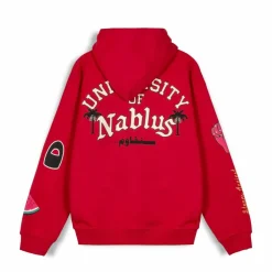 Grimey Sudadera Capucha Nablus Vintage - Dark Red | Fw23 Online