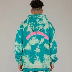 Grimey Sudadera Capucha Ufollow - Bleached Blue | Spring 23 Cheap