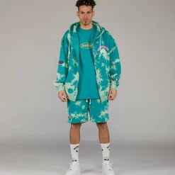 Grimey Sudadera Capucha Ufollow - Bleached Blue | Spring 23 Cheap