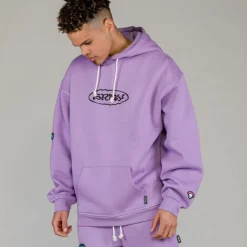 Grimey Sudadera Capucha Ufollow Lilac | Spring 23 Cheap