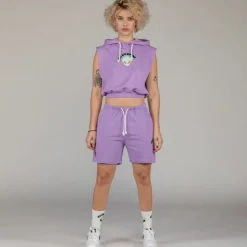 Grimey Sudadera Capucha Ufollow Girl - Lilac | Spring 23 Discount