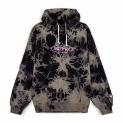 Grimey Sudadera Capucha Ufollow Bleached - Black | Spring 23 Best