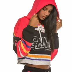 Grimey Sudadera Chica Ubiquity Crop Hoodie Fw20 Black Fashion