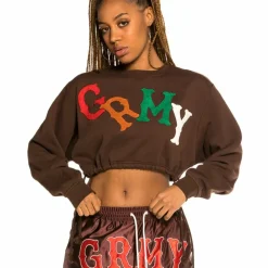 Grimey Sudadera Corta De Chica