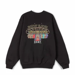 Grimey Sudadera Back At You Vintage Crewneck - Black | Fw23 Cheap