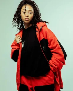 Grimey Sudadera Back At You Polar - Red | Fw23 Flash Sale