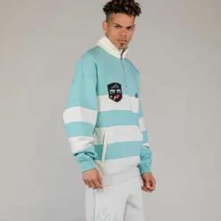Grimey Sudadera Fire Route High Neck - Blue | Spring 23 Online