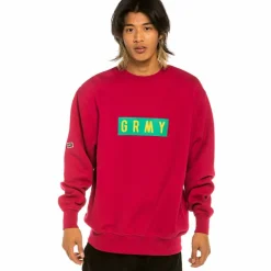 Grimey Sudadera "Les Memories" Crewneck - Red | Winter 21 Best