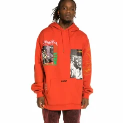 Grimey Sudadera "Liveution Magic 4 Resistance" Hoodie - Red | Spring 21 Best Sale