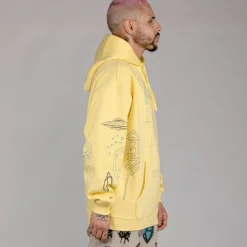 Grimey Sudadera Lost Boys Hoodie - Yellow | Winter 22 Cheap
