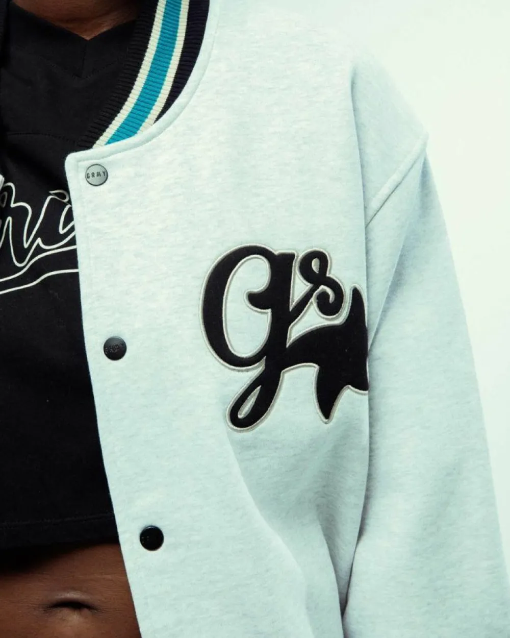 Grimey Sudadera Madrid Fleece Button Heavyweight - Sport Grey | Fw23 Hot