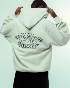 Grimey Sudadera Madrid The Connoisseur Heavyweight - White | Fw23 Store