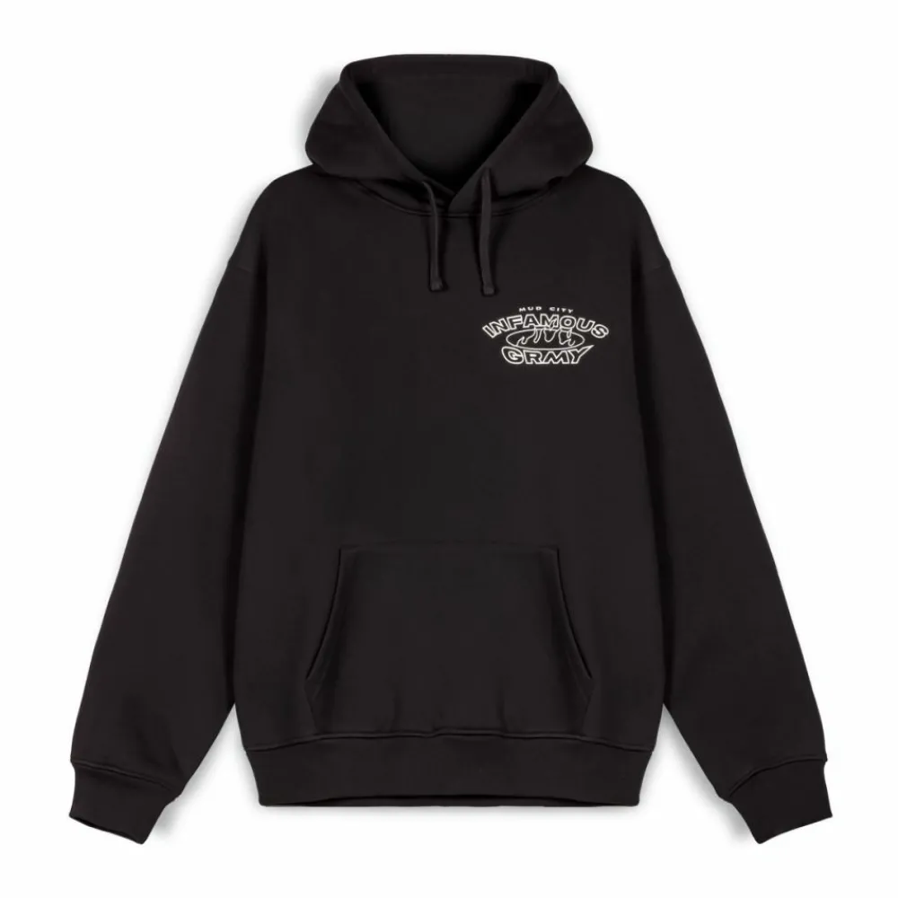 Grimey Sudadera Madrid The Connoisseur Heavyweight - Black | Fw23 Cheap