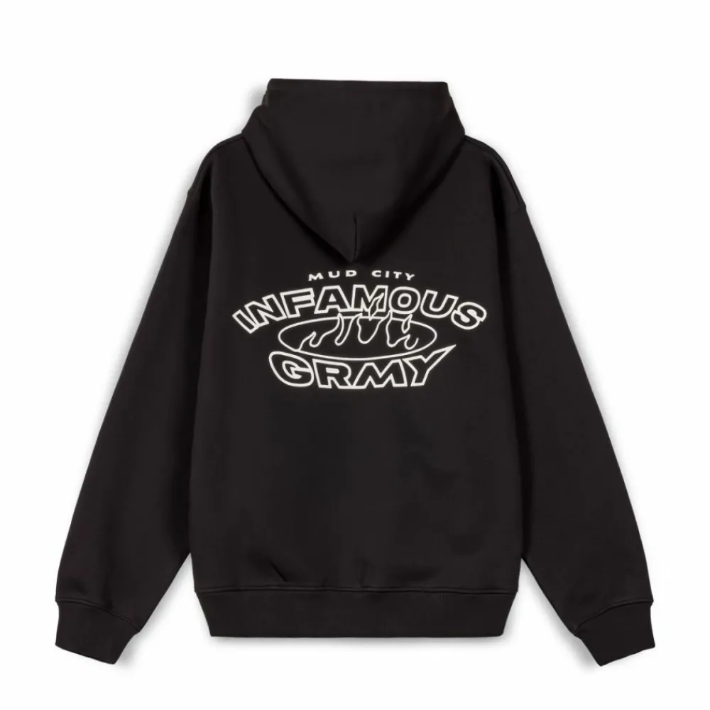 Grimey Sudadera Madrid The Connoisseur Heavyweight - Black | Fw23 Cheap