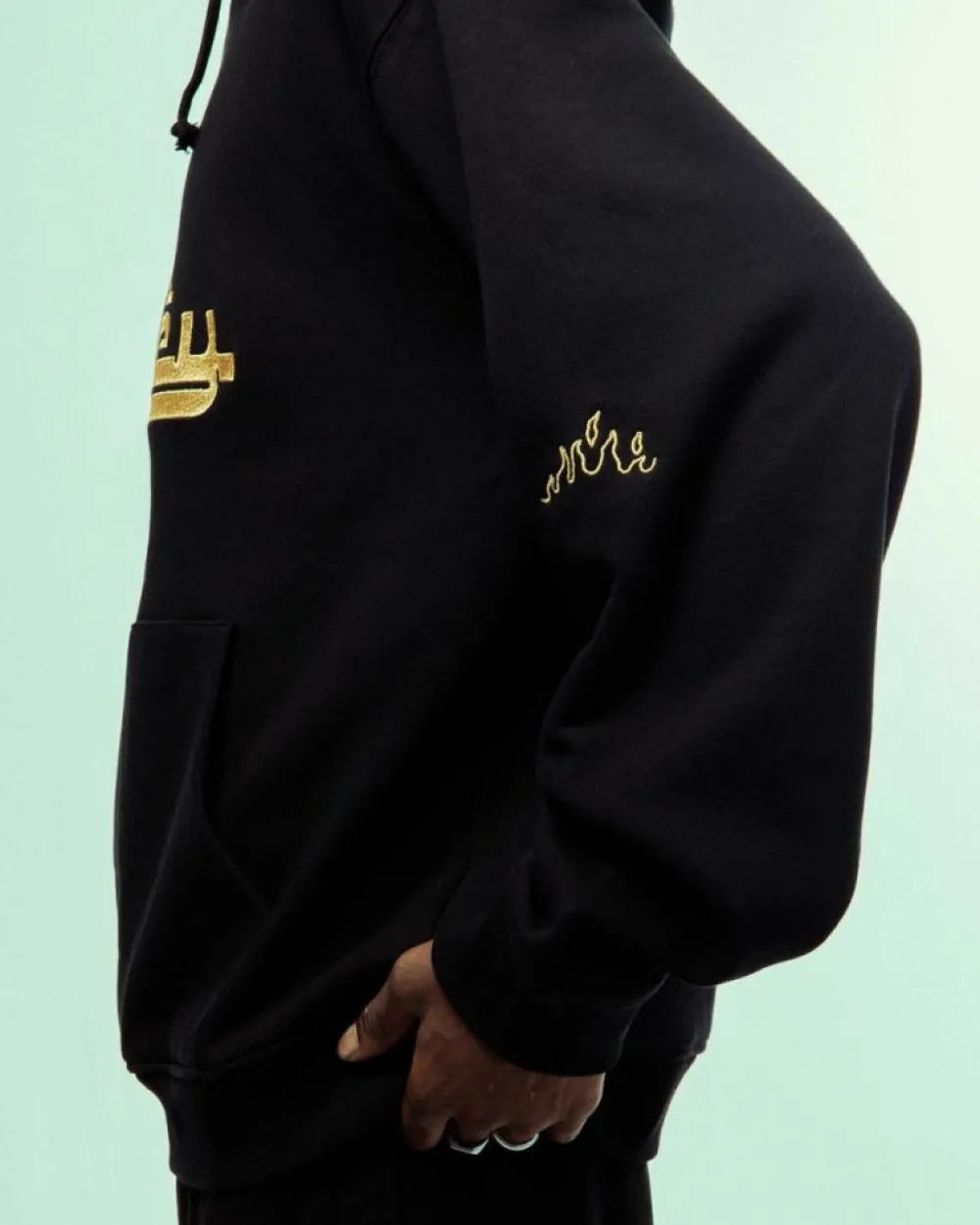 Grimey Sudadera Nablus Stones Vintage - Black | Fw23 Shop