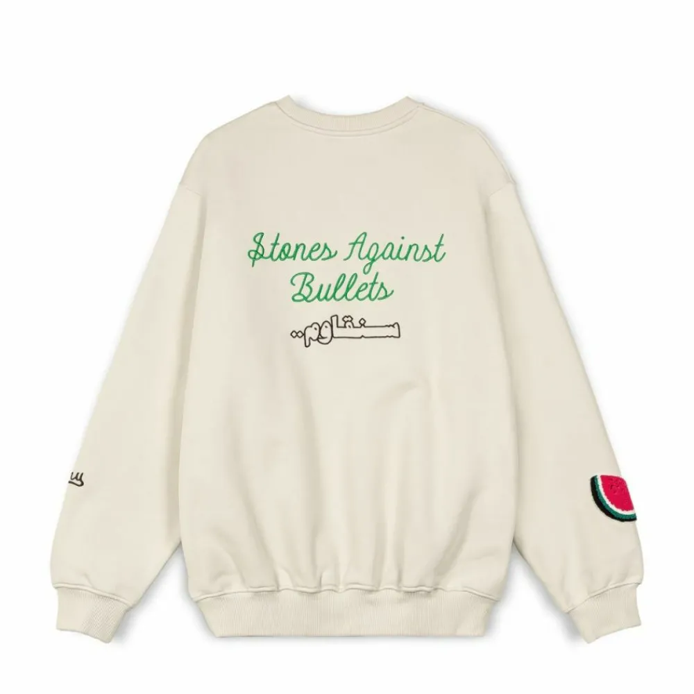 Grimey Sudadera Nablus Vintage - White | Fw23 Outlet