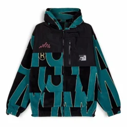 Grimey Sudadera Snow Fox All Over Polar Fleece - Blue | Winter 22 Flash Sale