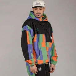 Grimey Sudadera Snow Fox All Over Polar Fleece - Multicolor | Winter 22 Hot