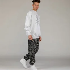 Grimey Sudadera The Clout Numidians - Sport Grey | Spring 23 Outlet