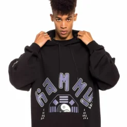 Grimey Sudadera "Space Hammu X " Hoodie - Black | Spring 22 Clearance