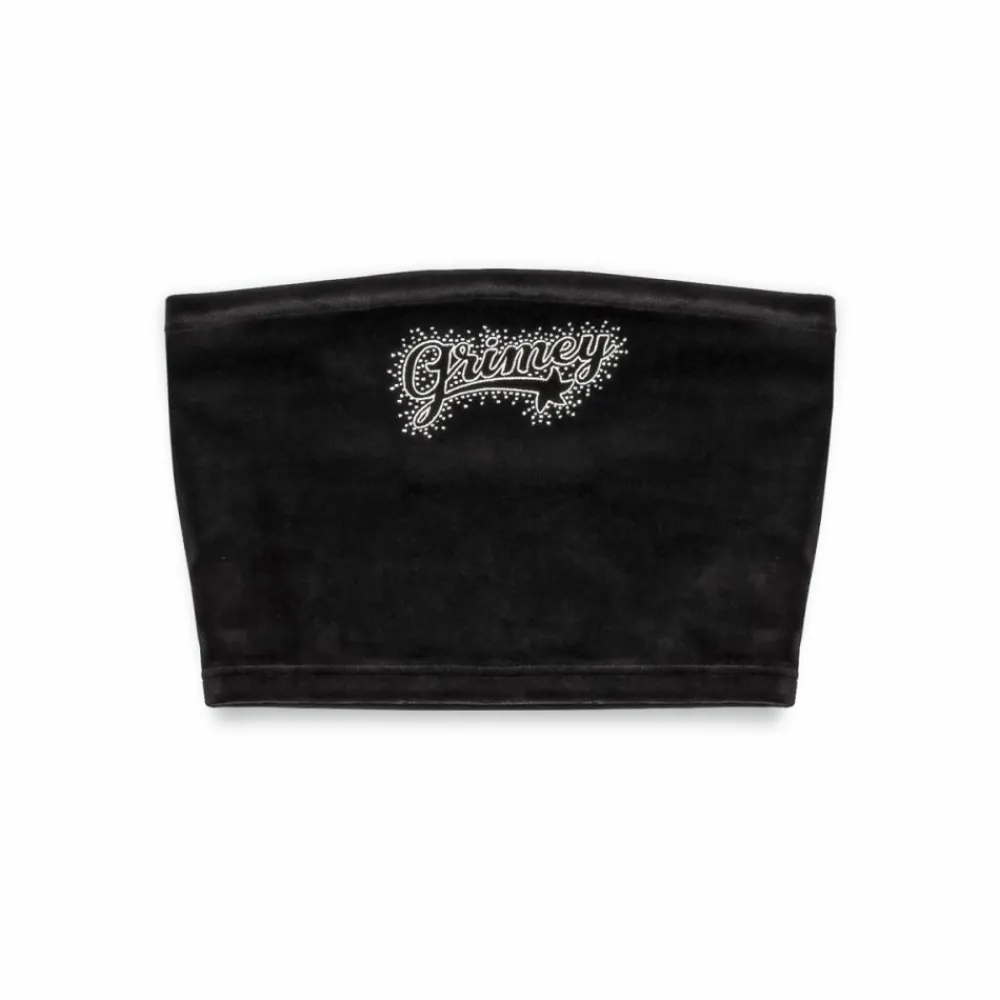 Grimey Top Madrid Velvet Girl - Black | Fw23 Best