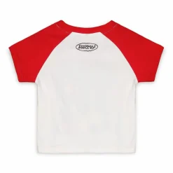 Grimey Top Ufollow Girl Raglan Fitted - Red | Spring 23 Online