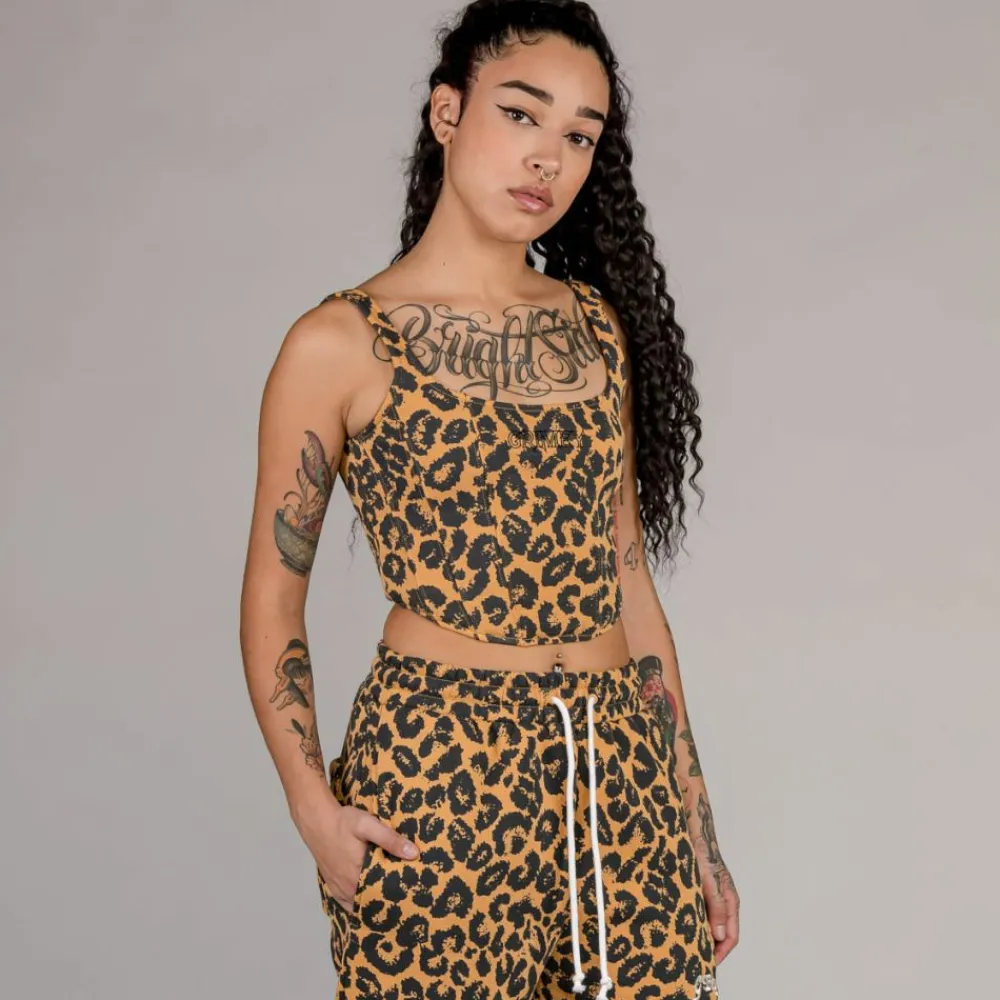 Grimey Top "Westbound Girl Tank Top" - Leopard | Fall 22 Sale