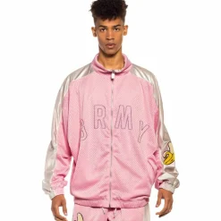 Grimey Track Jacket Jungle Punch - Pink | Spring 22 Store