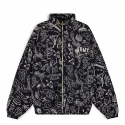 Grimey Track Jacket The Toughest Black | Spring 23 Sale