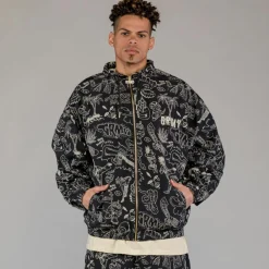 Grimey Track Jacket The Toughest Black | Spring 23 Sale