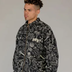 Grimey Track Jacket The Toughest Black | Spring 23 Sale