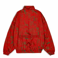 Grimey Track Jacket The Toughest Satin Red | Spring 23 Cheap